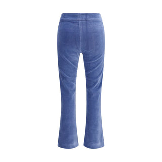 Avenue Montaigne Blue Cotton Flared Pants
