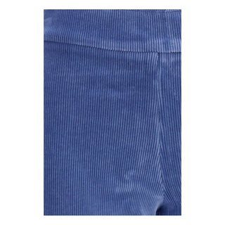 Avenue Montaigne Blue Cotton Flared Pants