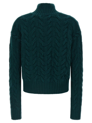 Max Mara Bicolor Wool Cardigan