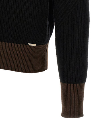 Kiton Black Cashmere Cardigan