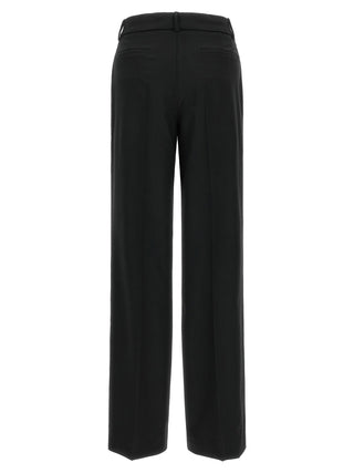 P.A.R.O.S.H. Black Virgin Wool Flared Pants