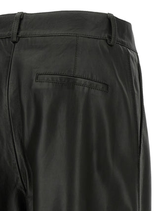 P.A.R.O.S.H. Black Leather Pants