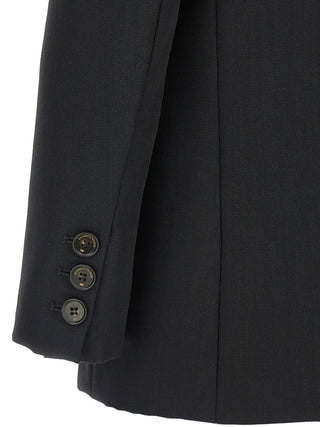 Elisabetta Franchi Black Virgin Wool Blazer