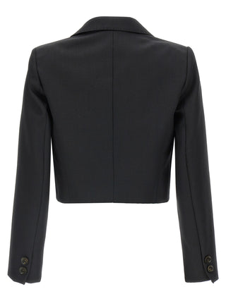 Elisabetta Franchi Black Virgin Wool Blazer
