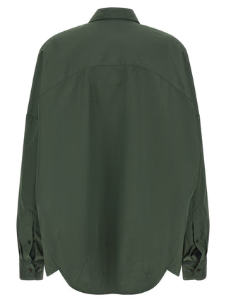 Dries Van Noten Bicolor Cotton Blouse
