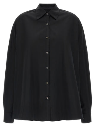 Dries Van Noten Black Cotton Blouse
