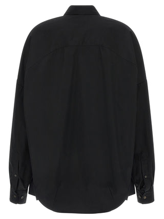 Dries Van Noten Black Cotton Blouse