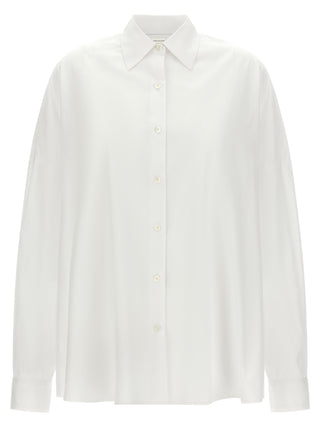 Dries Van Noten White Cotton Blouse
