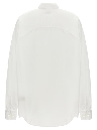 Dries Van Noten White Cotton Blouse