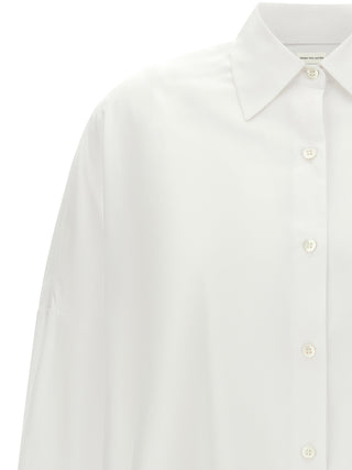 Dries Van Noten White Cotton Blouse