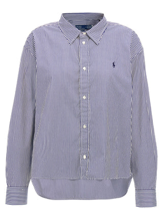 Polo Ralph Lauren Blue Cotton Blouse