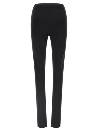 The Andamane Black Viscose Leggings