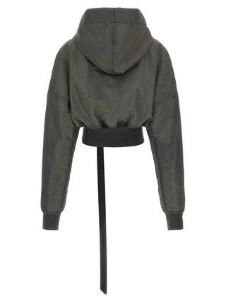 DRKSHDW Gray Nylon Bomber