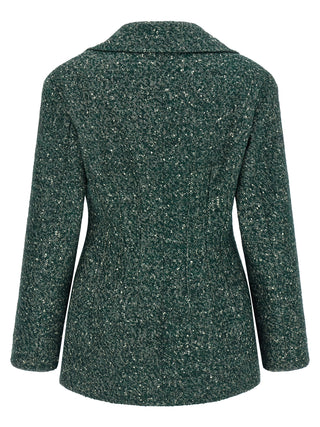 Max Mara Bicolor Virgin Wool Blazer