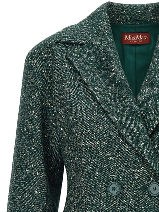 Max Mara Bicolor Virgin Wool Blazer