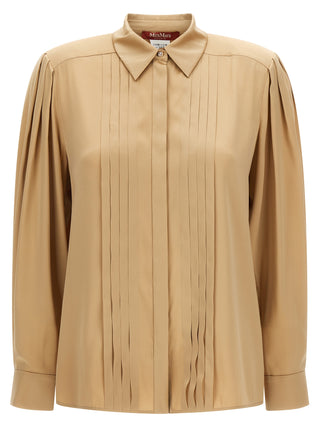 Max Mara Beige Silk Blouse