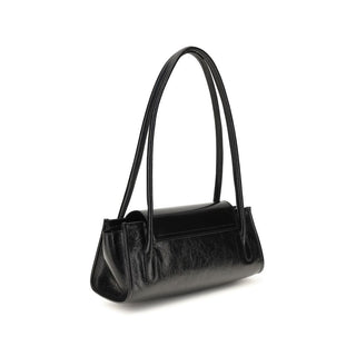 Marni Black Calf Leather Bos Taurus Shoulder Bag