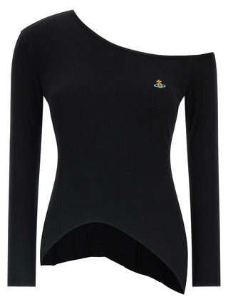 Vivienne Westwood Black Viscose Long Sleeve T-Shirt