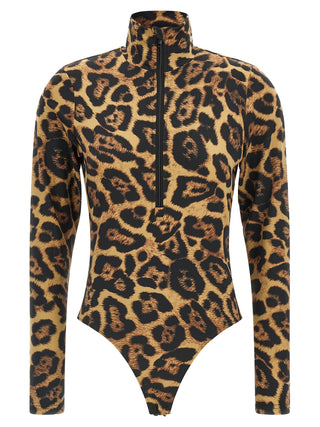 GOLDBERGH Brown Polyester Bodysuit
