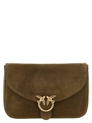 PINKO Bicolor Calfskin Crossbody Bag