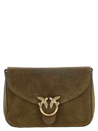 PINKO Bicolor Calfskin Crossbody Bag