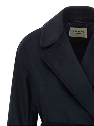 Max Mara Blue Wool Coat