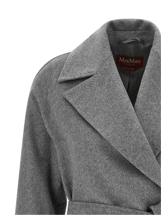 Max Mara Gray Wool Coat