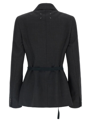 Maison Margiela Gray Wool Blazer