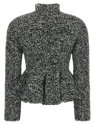 Alberta Ferretti White Virgin Wool Blazer