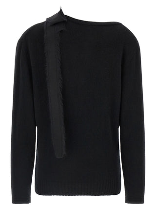 Alberta Ferretti Black Cashmere Cardigan