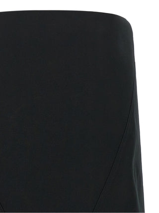 Rick Owens Black Polyester Short Dress