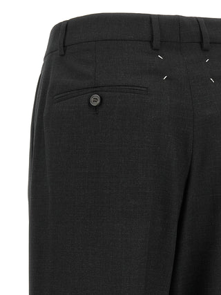 Maison Margiela Gray Wool Dress Pants