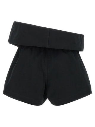 Rick Owens Black Polyester Bermuda Shorts
