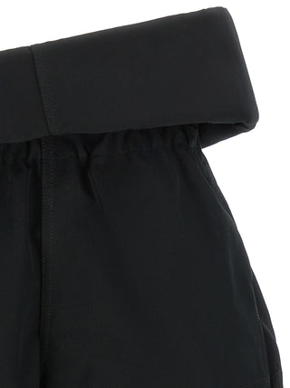 Rick Owens Black Polyester Bermuda Shorts