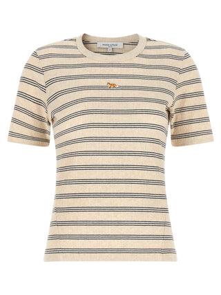 Maison Kitsuné Beige Organic Cotton T-Shirt
