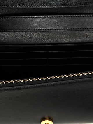 Jil Sander Black Leather Crossbody Bag