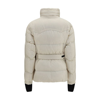 Moncler Grenoble Beige Polyester Full-Length Jacket