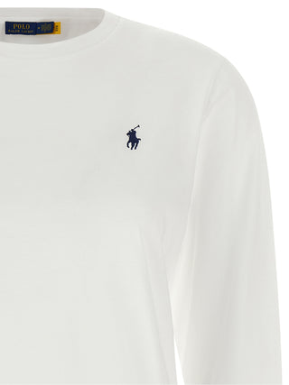 Polo Ralph Lauren White Cotton Long Sleeve T-Shirt