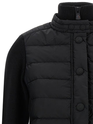 Moncler Grenoble Black Polyamide Cardigan