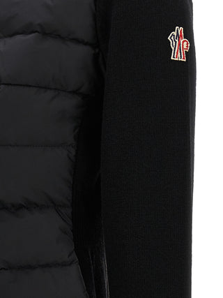 Moncler Grenoble Black Polyamide Cardigan