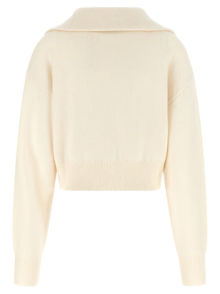 Coperni White Cashmere Cardigan