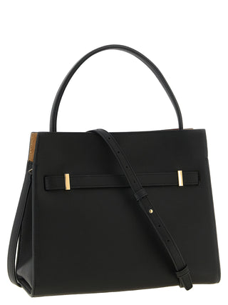 Tory Burch Black Lambskin Shoulder Bag