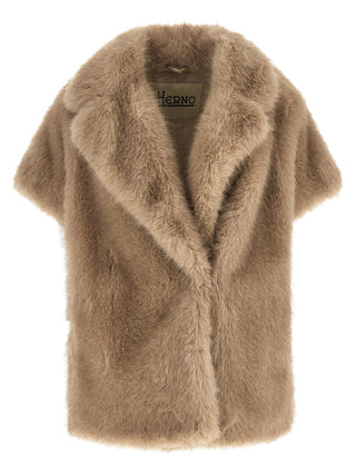 Herno Beige Polyester Coat