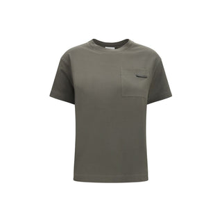 Brunello Cucinelli Bicolor Cotton T-Shirt