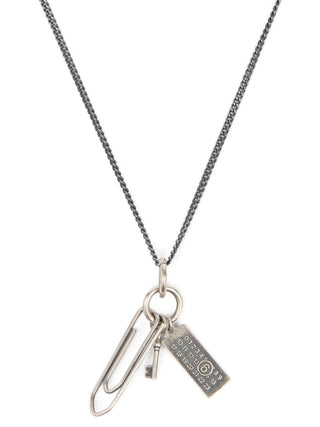 MM6 Maison Margiela Silver Brass Necklace