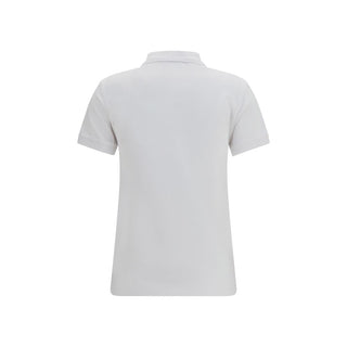Maison Kitsuné White Cotton Polo Shirt