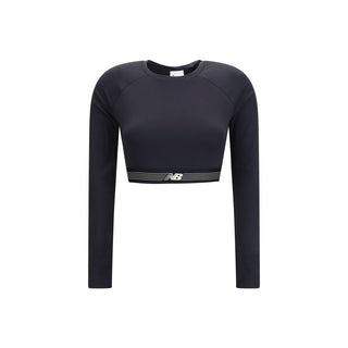 New Balance Black Recycled Polyester Longsleeve Shirt