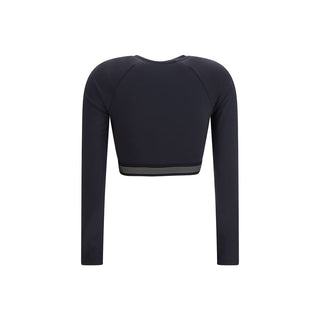 New Balance Black Recycled Polyester Longsleeve Shirt