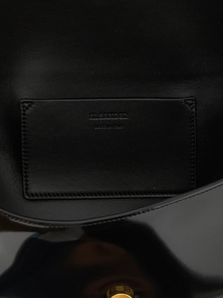 Jil Sander Black Calfskin Shoulder Bag