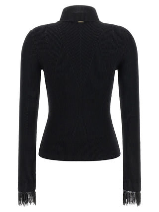 Twinset Black Viscose Cardigan